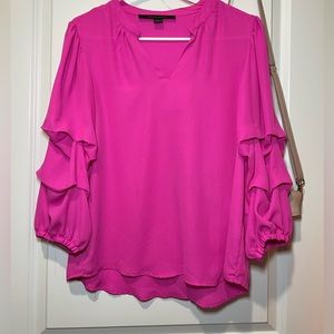 Hot pink blouse
